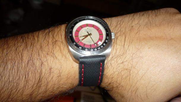 ZENITH.Curea ceas tip HUPPE